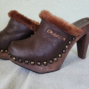 okdmks High Heel Mules Sz5